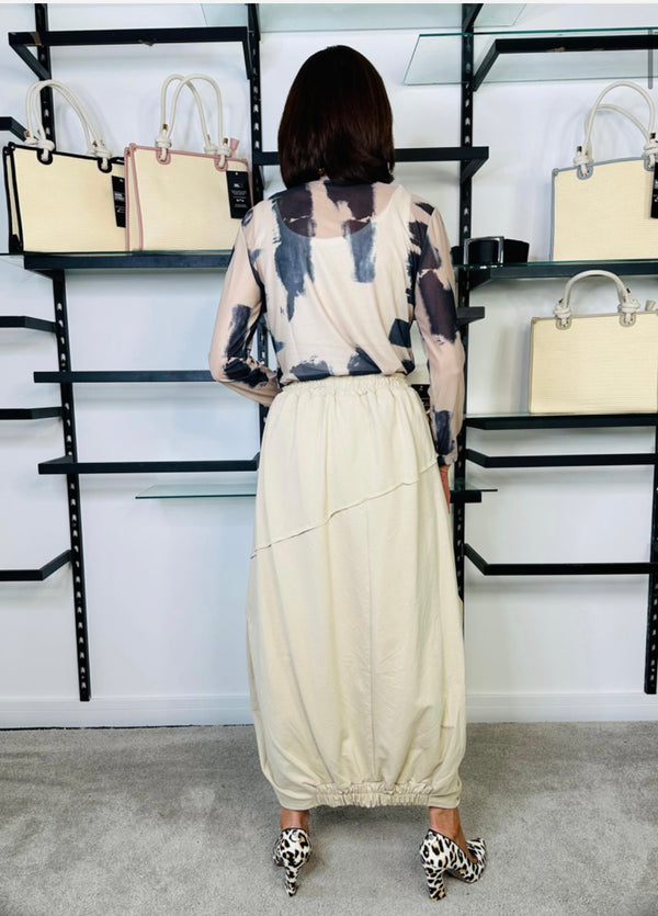 Rae Mesh Tie-Dye Top