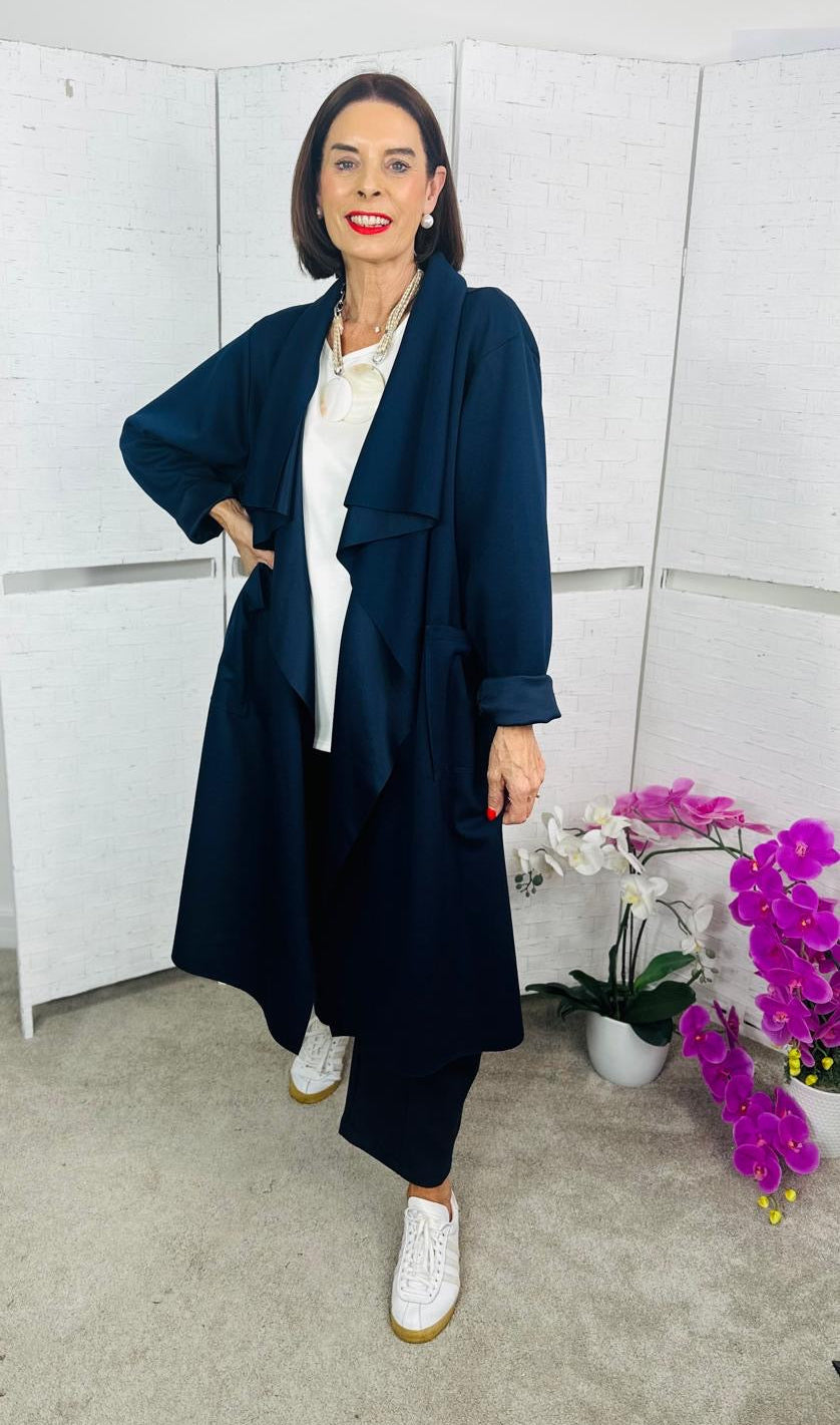 Kenedy waterfall jacket in navy