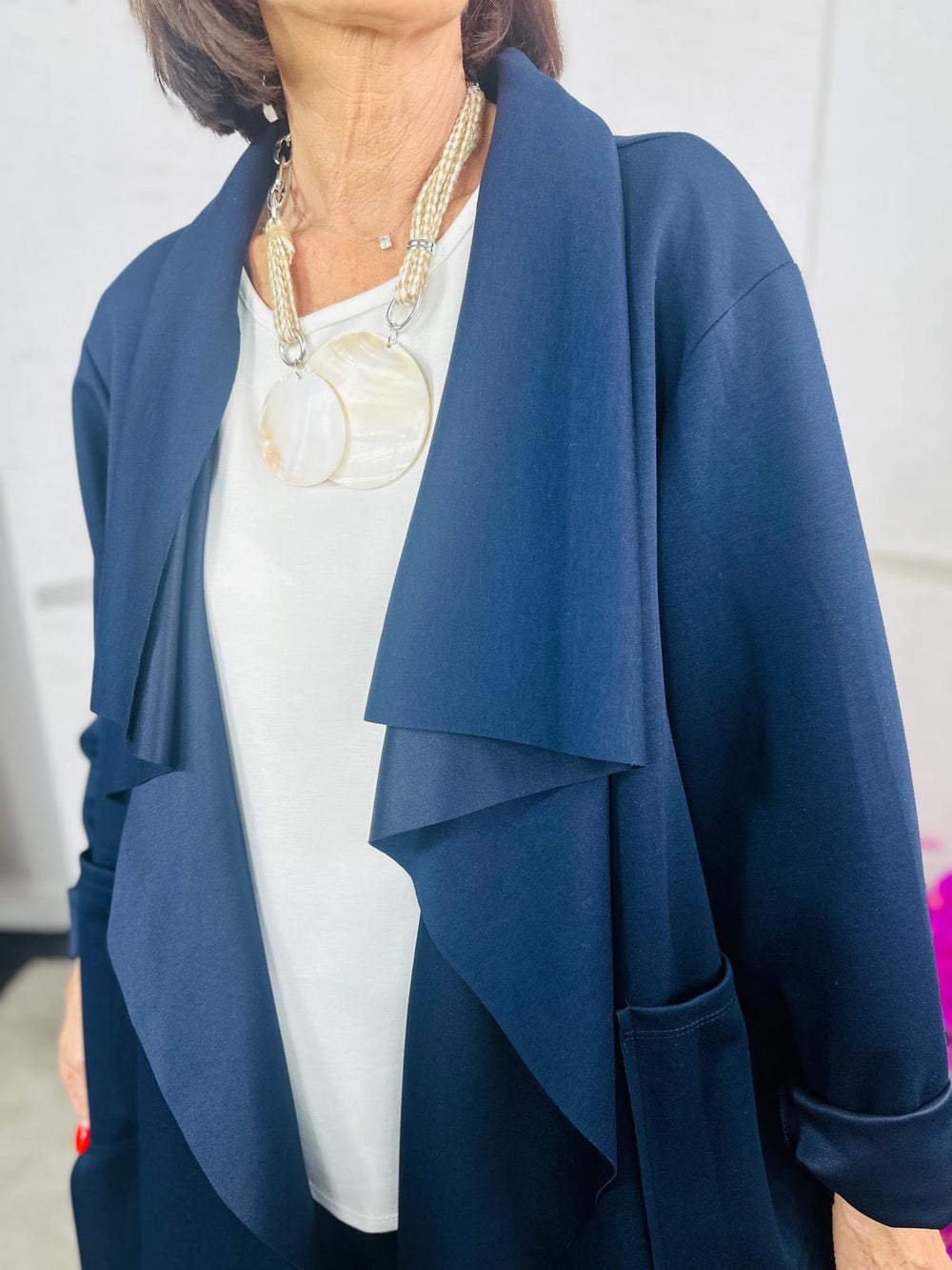 Kenedy waterfall jacket in navy