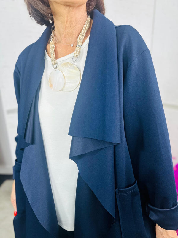 Kenedy waterfall jacket in navy