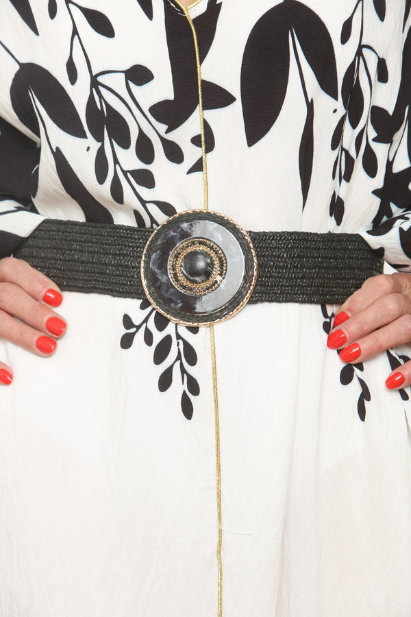 Shadow loop Belt in black