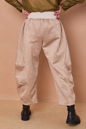 Lisbon Cocoon Trousers in beige