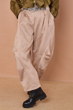 Lisbon Cocoon Trousers in beige