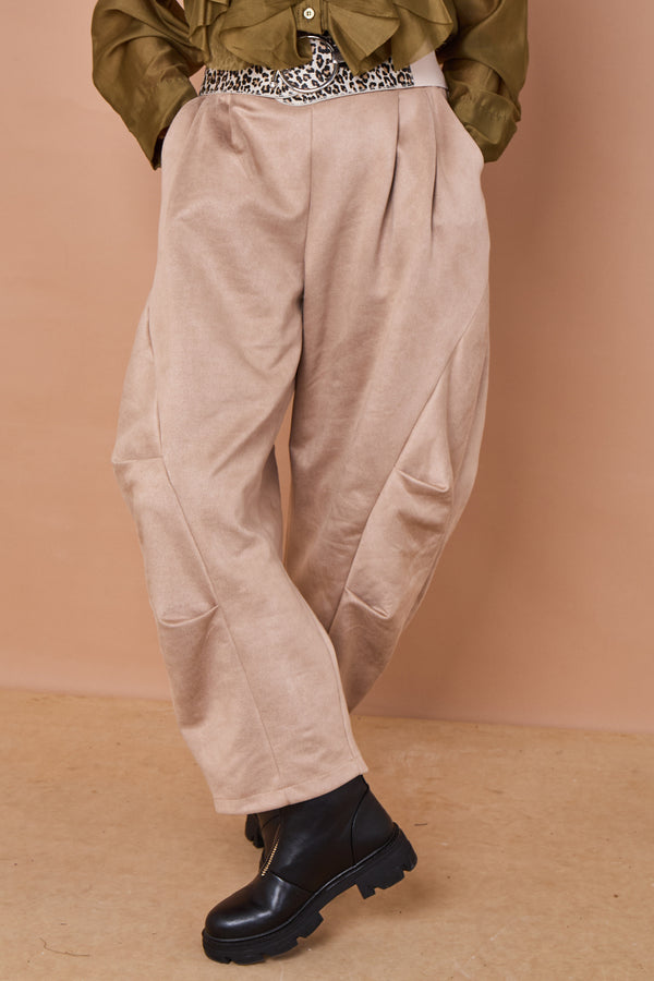 Lisbon Cocoon Trousers in beige