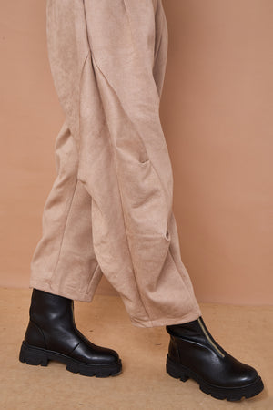Lisbon Cocoon Trousers in beige