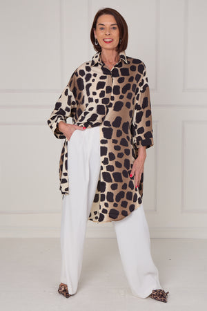 Tupelo Dress/Top in Cheetah