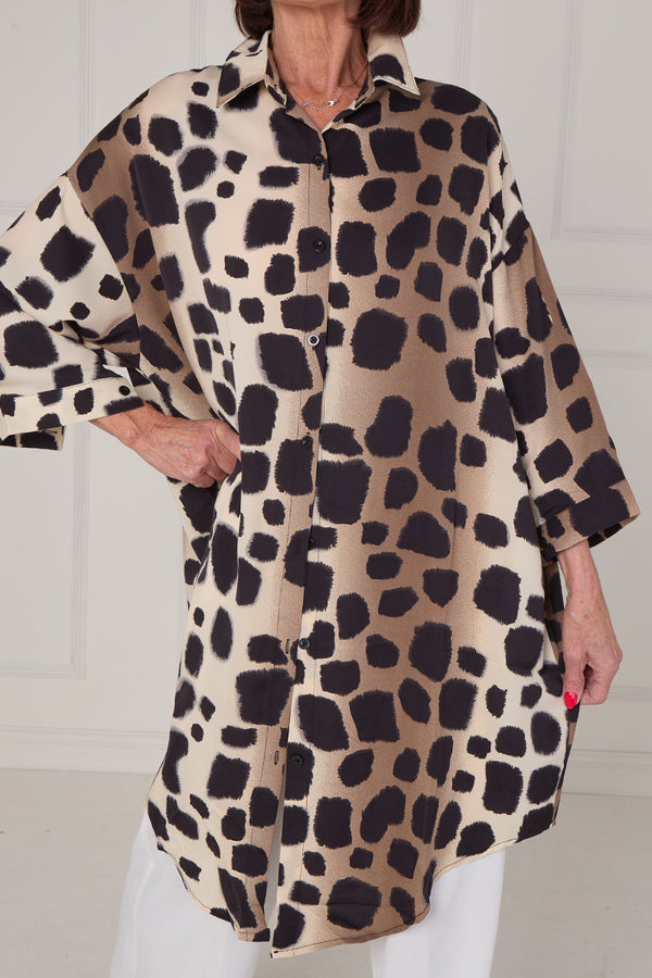 Tupelo Dress/Top in Cheetah
