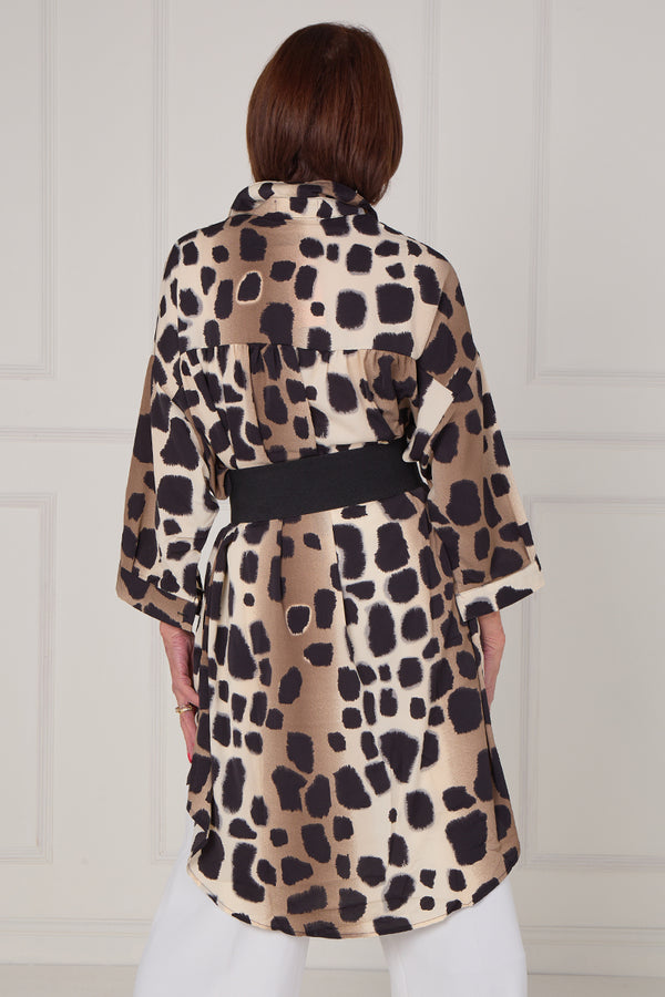 Tupelo Dress/Top in Cheetah