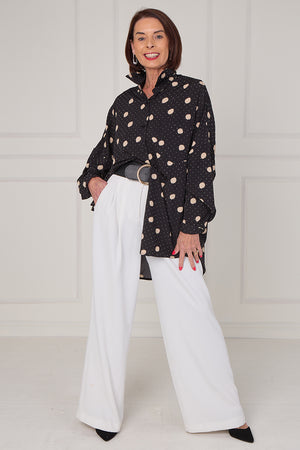 Diamante Spotty dotty shirt