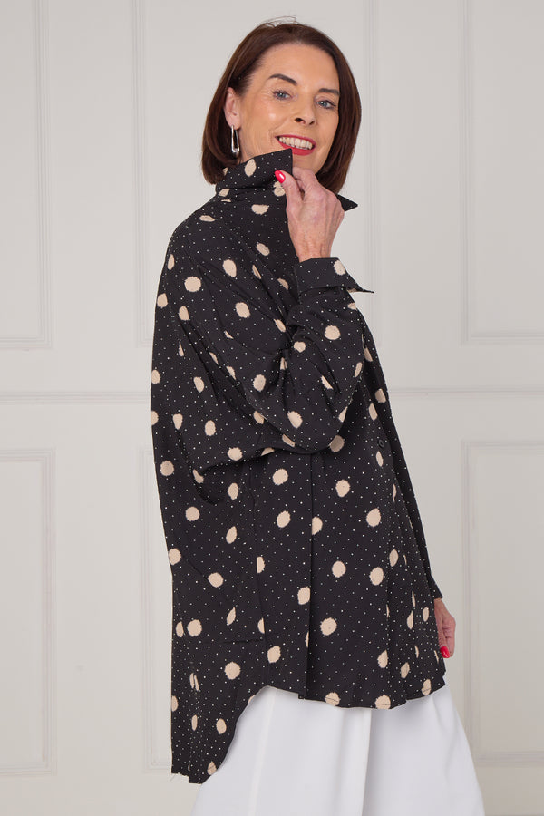 Diamante Spotty dotty shirt