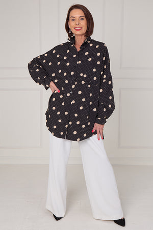 Diamante Spotty dotty shirt
