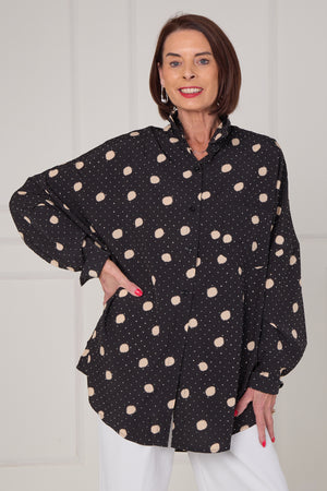 Diamante Spotty dotty shirt
