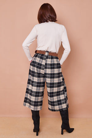 Angelo Trousers in black and beige