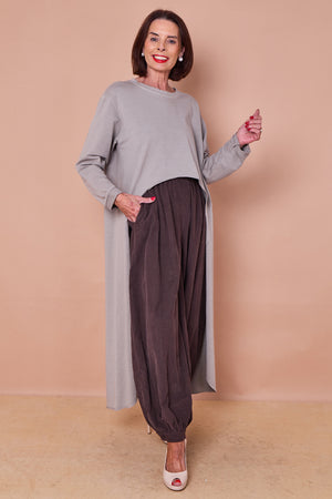 Sabrina pin cord trousers in chocolate