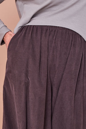 Sabrina pin cord trousers in chocolate