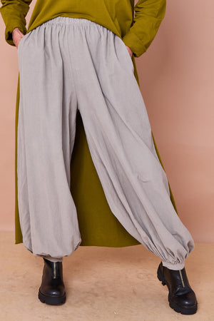 Sabrina pin cord trousers in stone