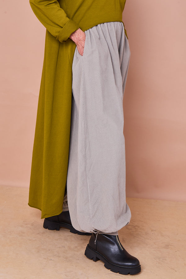 Sabrina pin cord trousers in stone