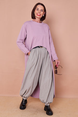 Sabrina pin cord trousers in stone