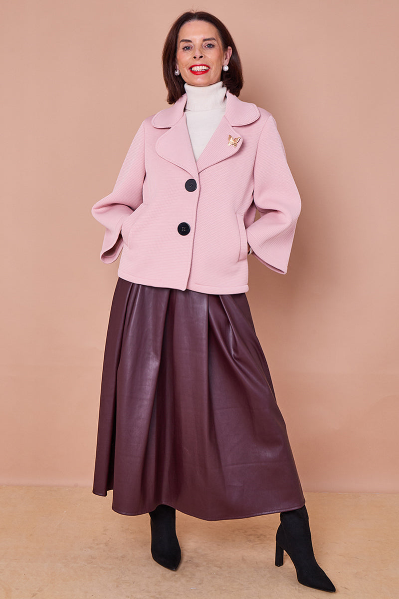 Monica elegance jacket in blush
