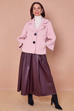 Monica elegance jacket in blush
