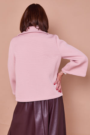 Monica elegance jacket in blush