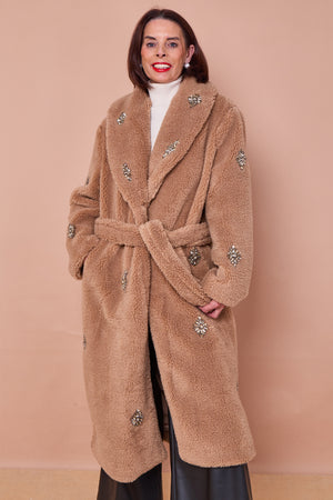 Cecilia long coat in camel