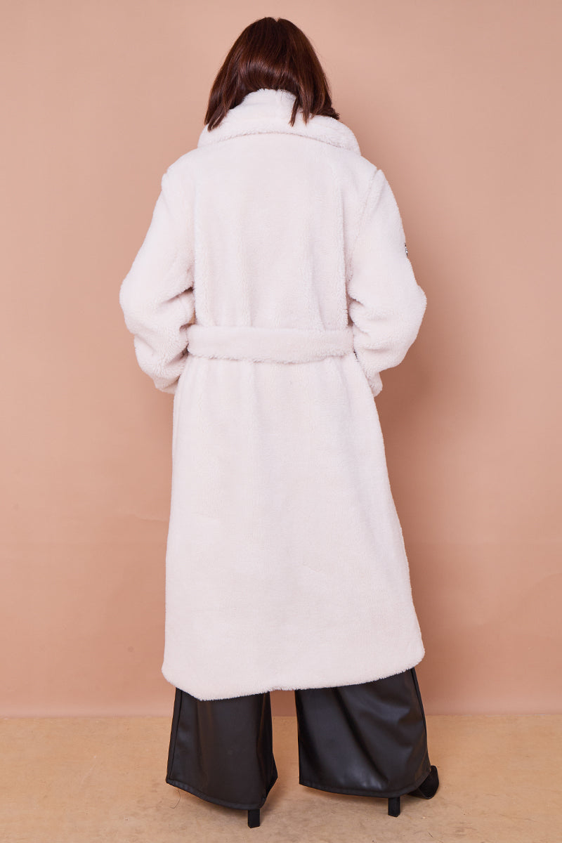 Cecilia long coat in beige