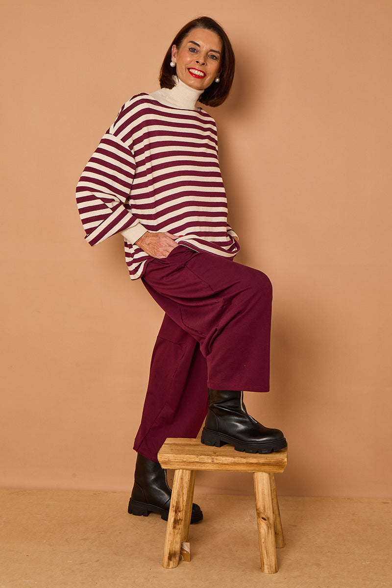 Lilly  Balloon Jogger mulberry