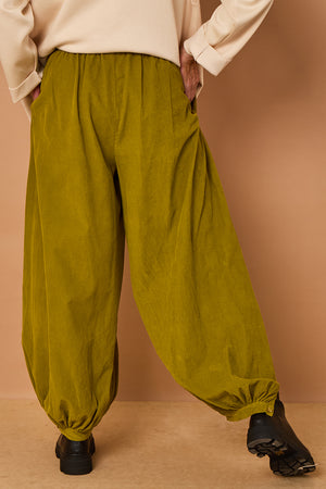 Sabrina pin cord trousers in pistachio
