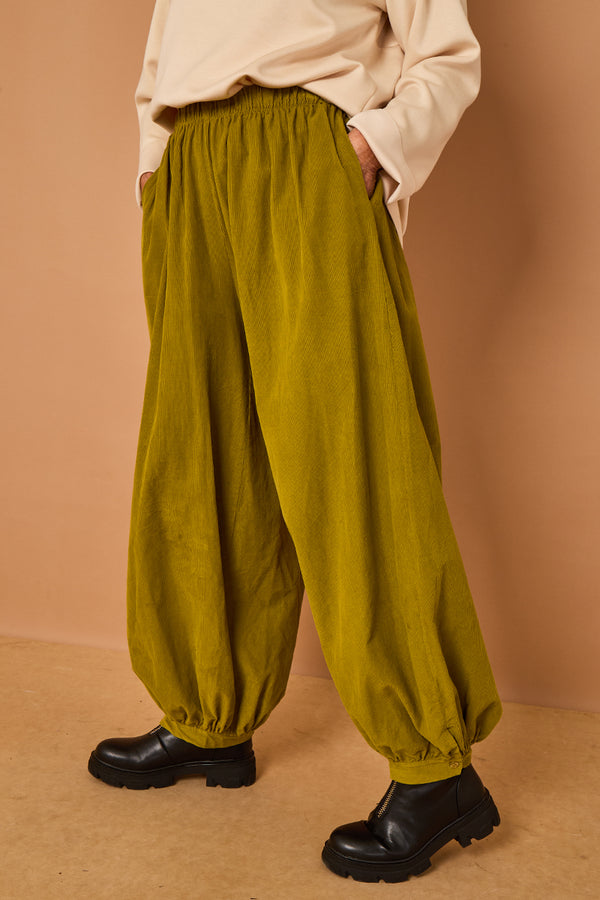 Sabrina pin cord trousers in pistachio