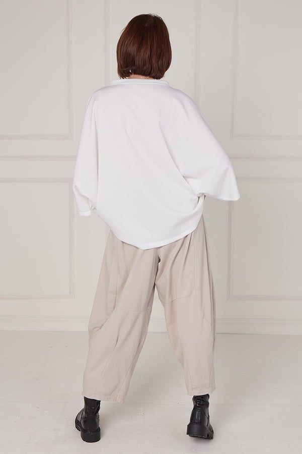 Heart to heart top in ecru