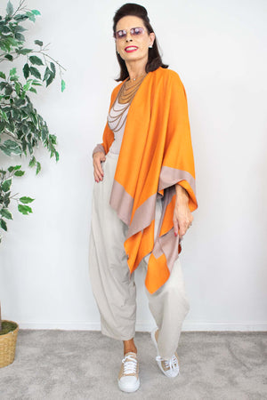 Arabella Swing Cover Up in Rich Orange