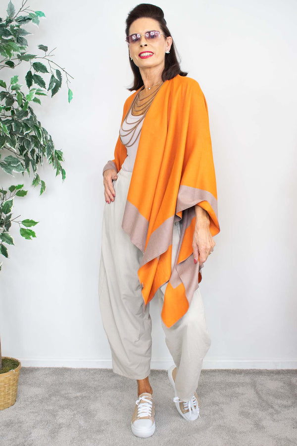 Arabella Swing Cover Up in Rich Orange