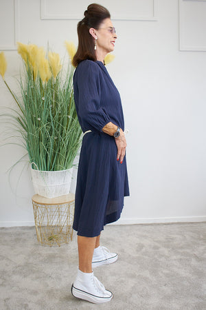 Marina Dress in Fresh Navy