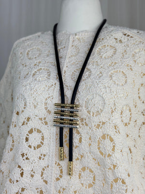 Long line rubber necklace in Jewellery