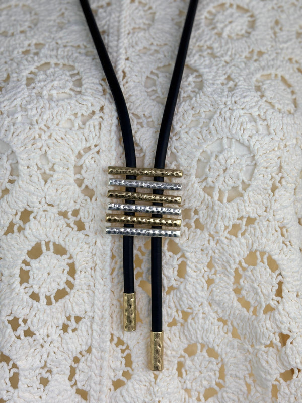 Long line rubber necklace in Jewellery