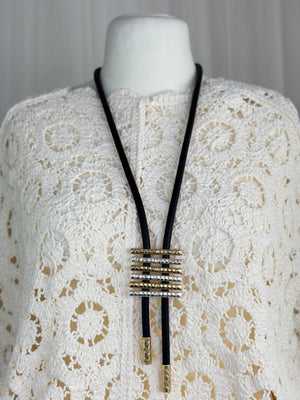 Long line rubber necklace in Jewellery