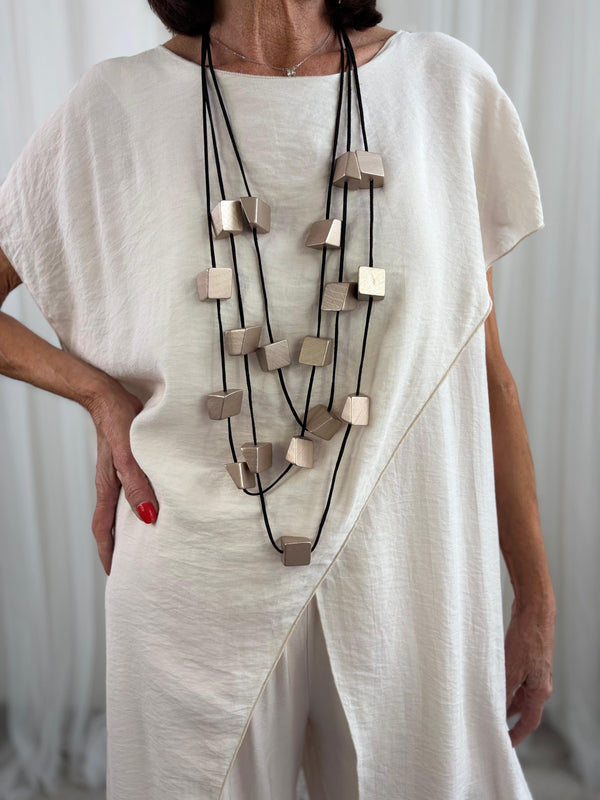 Golden Cascade Necklace