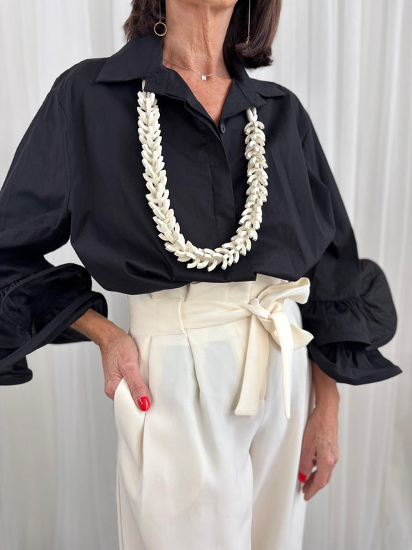 Aurora Necklace in white