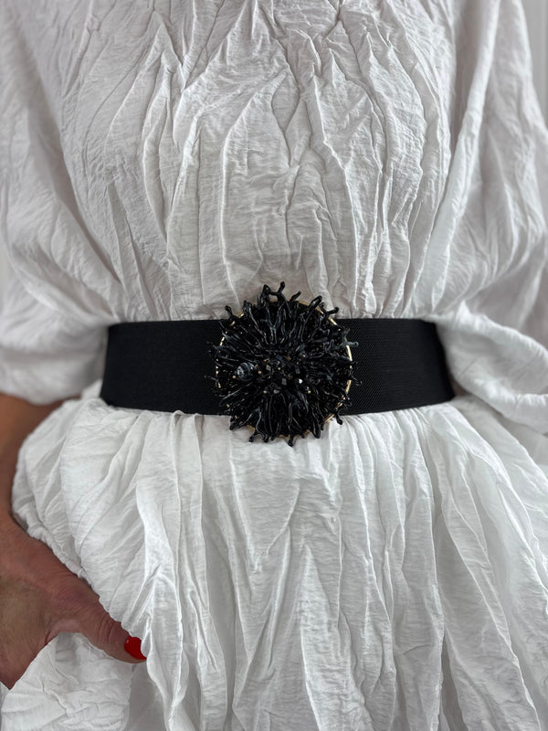 Isabelle Stretch belt in Black