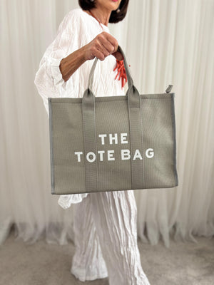 Elegant Tote Bag in Grey