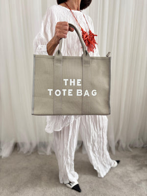 Elegant Tote Bag in Grey