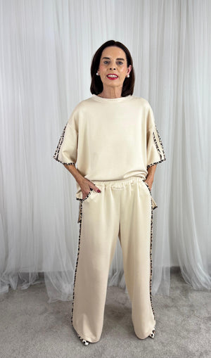 Ponza Trousers in Beige