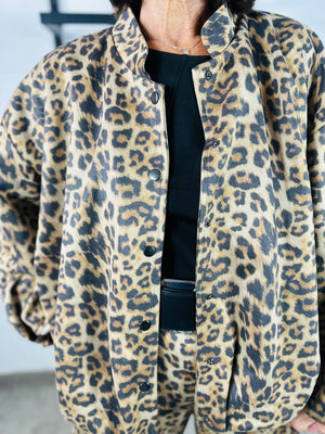 Lisbon jacket in Leopard print