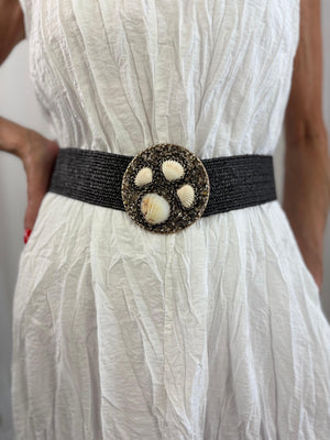 Black Shell Belt