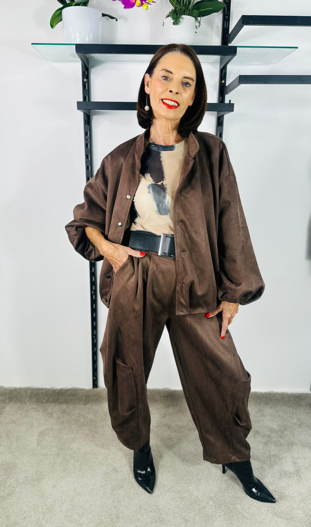 Lisbon jacket in chocolate