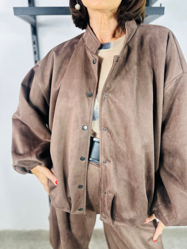 Lisbon jacket in chocolate