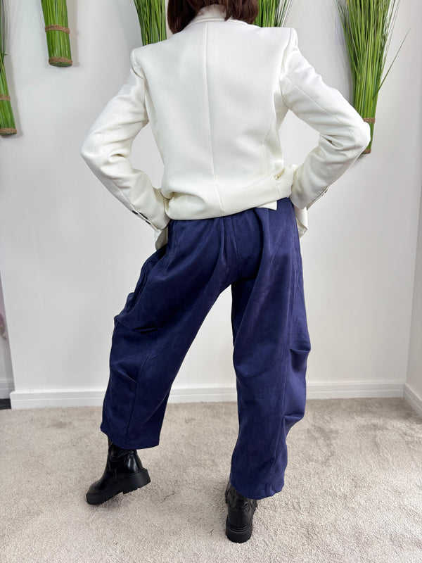 Lisbon Cocoon Trousers in navy