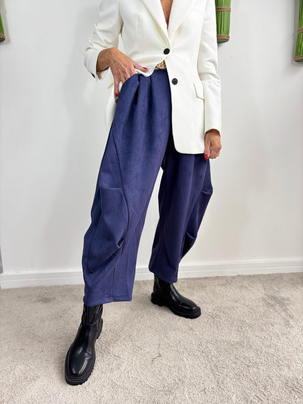 Lisbon Cocoon Trousers in navy
