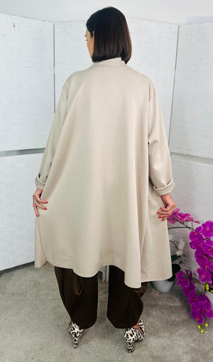 Kenedy waterfall jacket in stone